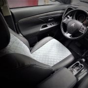 mitsubishi l200 custom fit seat covers grey leather chehol.org