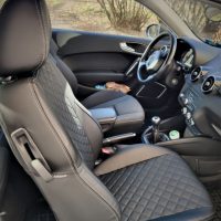 audi a1 black leather luxury seat covers chehol.org