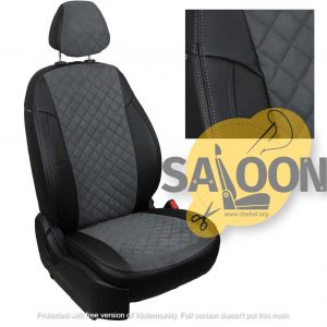 grey black seat covers